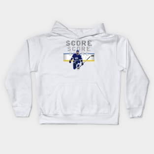 Hockey SCORE! art design Kids Hoodie